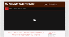 Desktop Screenshot of mychimneysweepservice.com