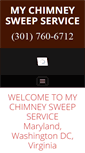 Mobile Screenshot of mychimneysweepservice.com